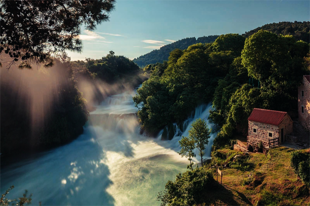 Boat transport from Murter to Krka Nationalpark Krka